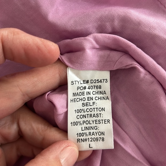 Entro floral print split neck dress size large NWT - Picture 5 of 6